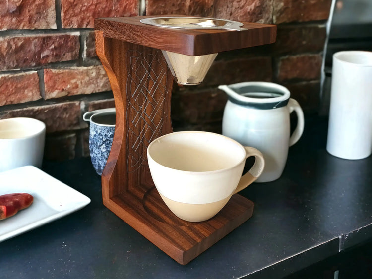 Pour Over Coffee Stands Luigi's Wood Shop