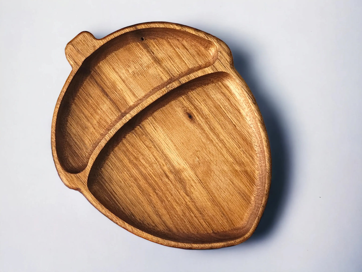 Acorn Snack Dish, Wooden Candy Tray, Fall Decor Luigi's Wood Shop