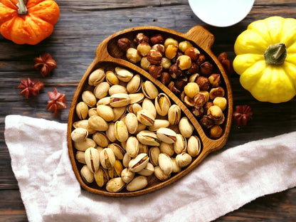 Acorn Snack Dish, Wooden Candy Tray, Fall Decor Luigi's Wood Shop