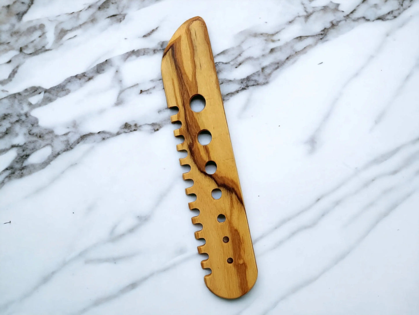 Olive Wood Herb Stripper, Leaf and Herb Knife