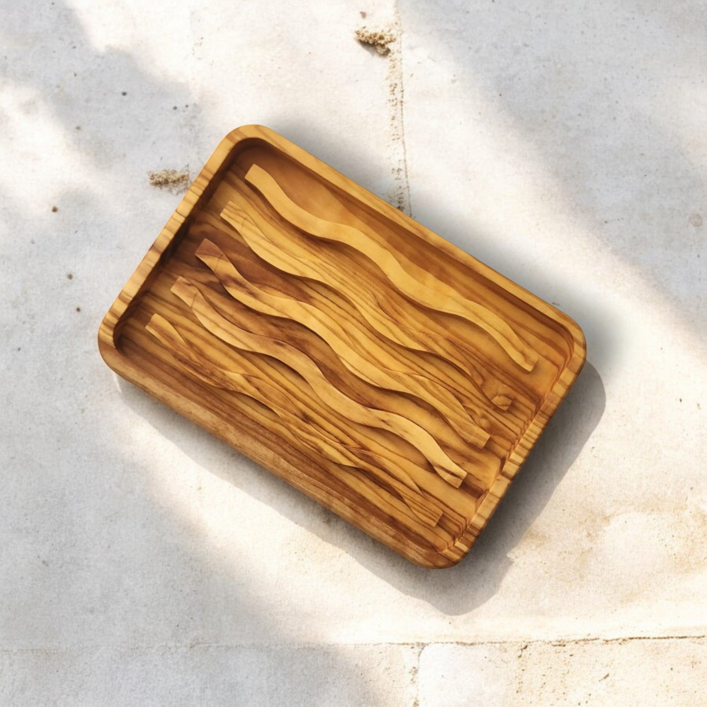 Olive Wood Soap Dish -