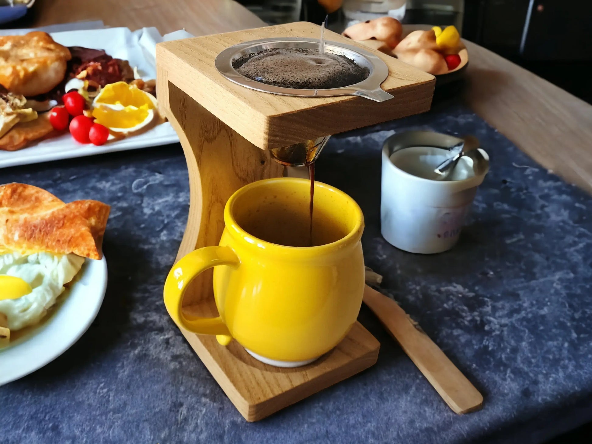 Pour Over Coffee Stand Luigi's Wood Shop