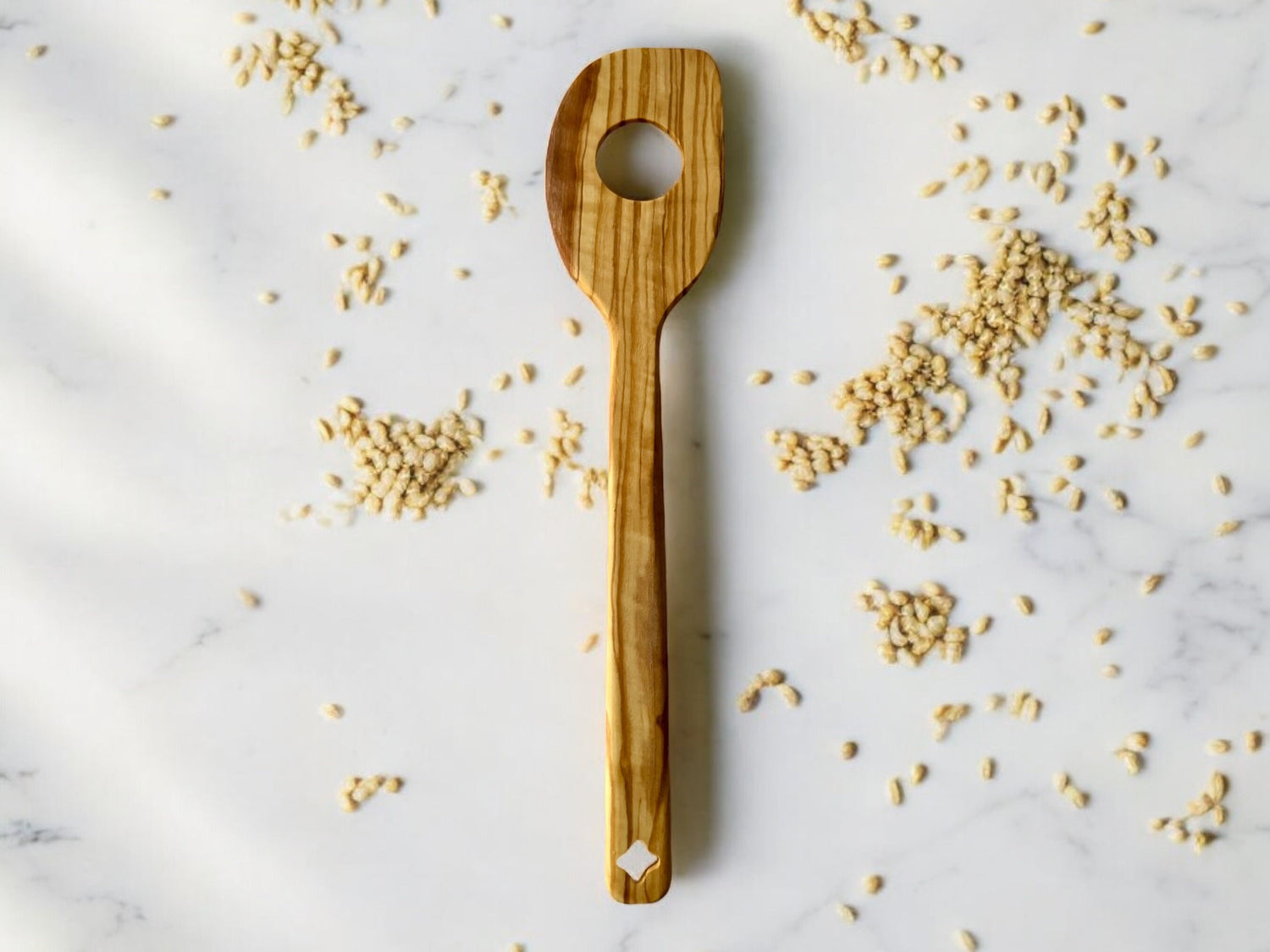 Olive Wood Risotto Spatula, Sustainable Cooking Utensil, Eco-Friendly Kitchen Tool, Handcrafted Stiring Stick