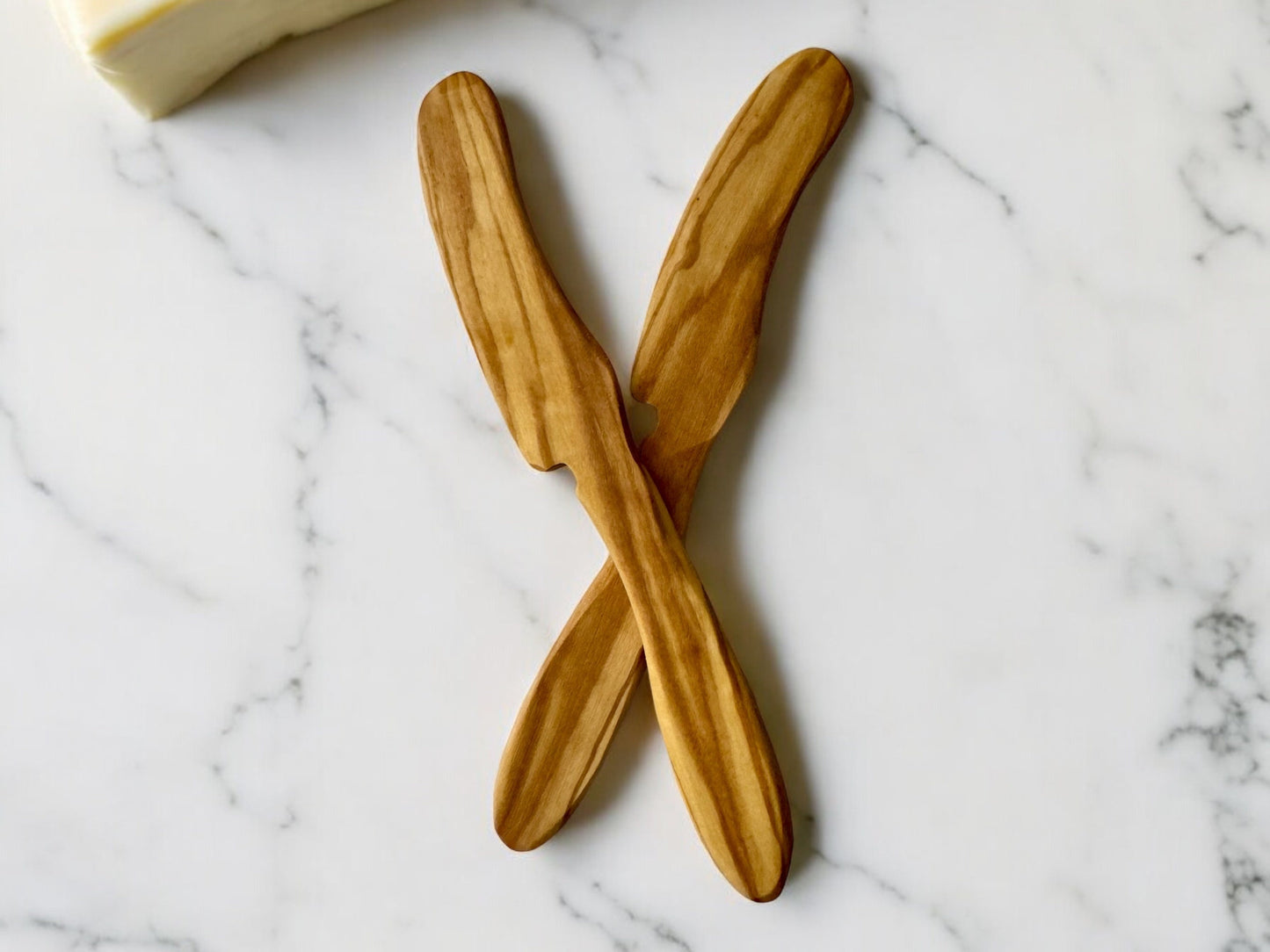 Olive Wood Butter Knife, Sustainable Spreader, Wooden Butter Spreader, Eco-Friendly Kitchen Utensil