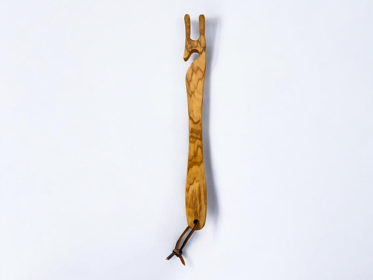 Olive Wood Oven Rack Push/Pull Stick with Magnet, Sustainable Kitchen Tool, Eco-Friendly Utility, Handcrafted