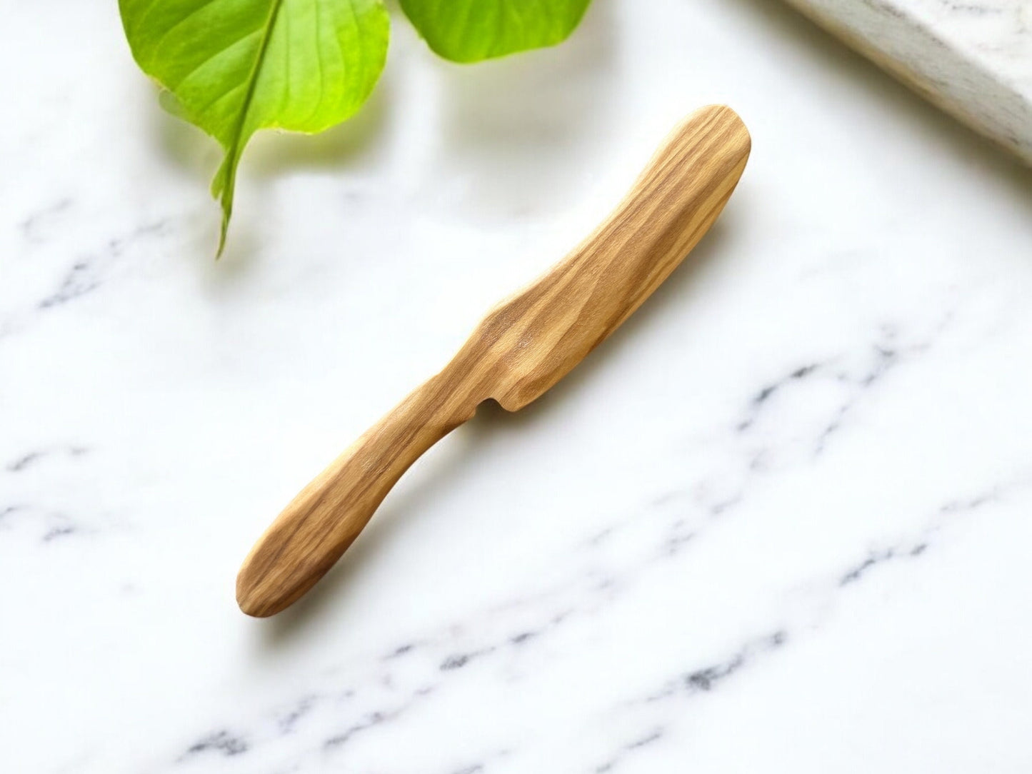 Olive Wood Butter Knife, Sustainable Spreader, Wooden Butter Spreader, Eco-Friendly Kitchen Utensil