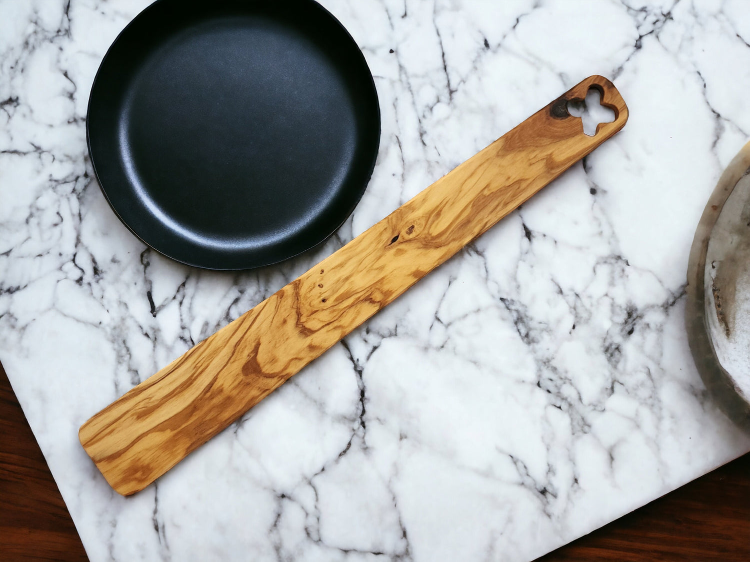 Olive Wood Spatula, Handmade Wooden Turner, Kitchen Utensil, Sustainable, Eco-Friendly